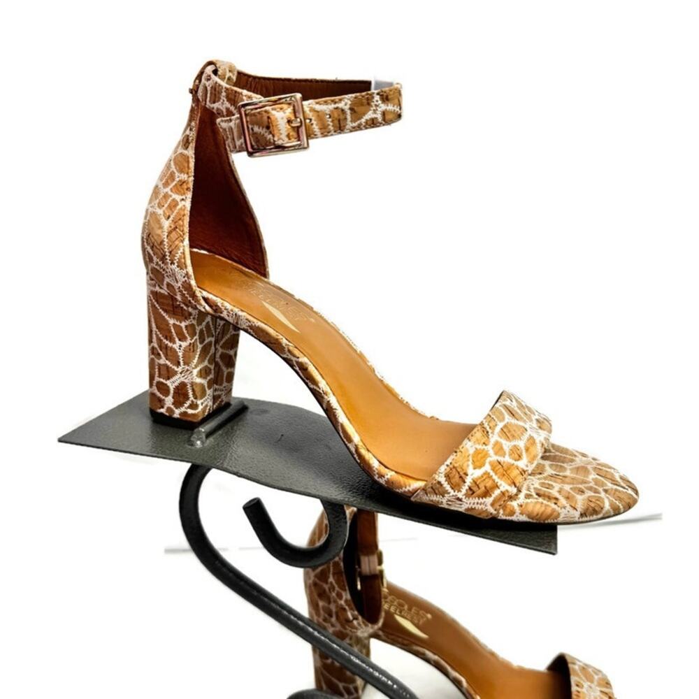 Aerosoles Bird of Paradise Cork Combo Sandal Heels Size 8